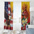 Personalised United States And Papua New Guinea Window Curtain USA Eagle With PNG Bird Of Paradise