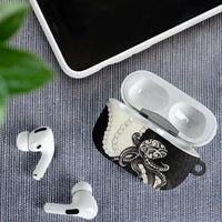 Black Polynesia Tribal Octopus Tattoo AirPods Case Pikake Lei Polynesian Pattern LT14 - Polynesian Pride