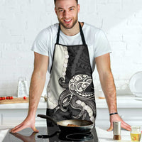 Black Polynesia Tribal Octopus Tattoo Apron Pikake Lei Polynesian Pattern LT14 - Polynesian Pride
