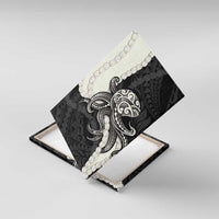 Black Polynesia Tribal Octopus Tattoo Canvas Wall Art Pikake Lei Polynesian Pattern