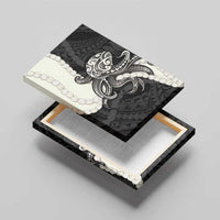 Black Polynesia Tribal Octopus Tattoo Canvas Wall Art Pikake Lei Polynesian Pattern