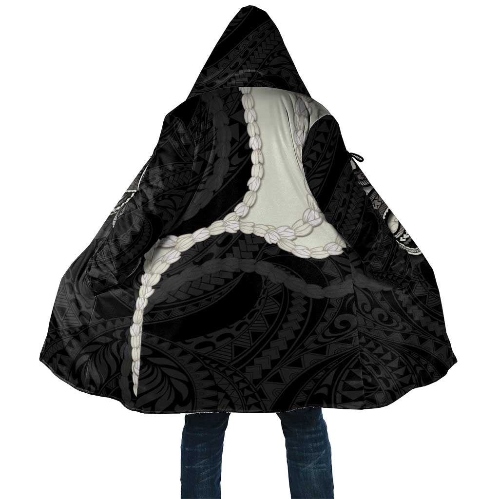 Black Polynesia Tribal Octopus Tattoo Cloak Pikake Lei Polynesian Pattern LT14 Unisex Black - Polynesian Pride