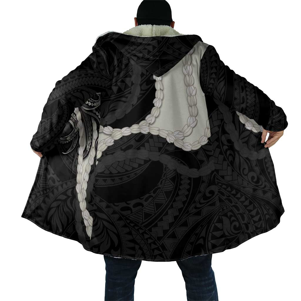 Black Polynesia Tribal Octopus Tattoo Cloak Pikake Lei Polynesian Pattern LT14 - Polynesian Pride