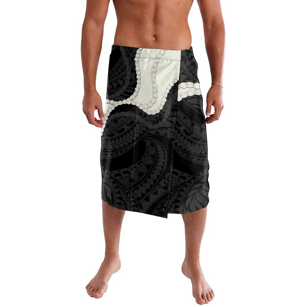 Black Polynesia Tribal Octopus Tattoo Lavalava Pikake Lei Polynesian Pattern LT14 Black - Polynesian Pride