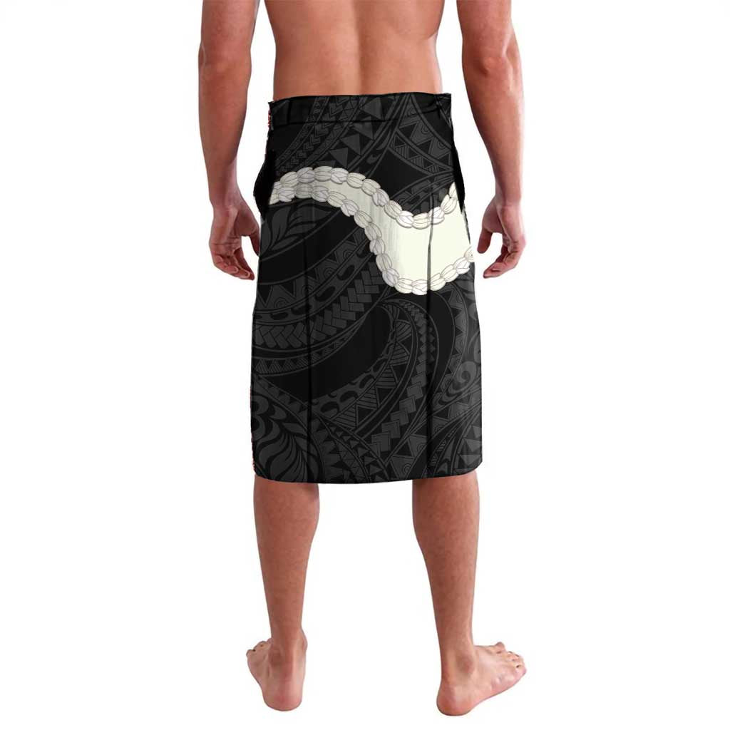 Black Polynesia Tribal Octopus Tattoo Lavalava Pikake Lei Polynesian Pattern LT14 - Polynesian Pride