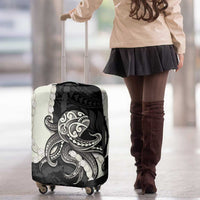 Black Polynesia Tribal Octopus Tattoo Luggage Cover Pikake Lei Polynesian Pattern LT14 - Polynesian Pride