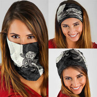 Black Polynesia Tribal Octopus Tattoo Neck Gaiter Pikake Lei Polynesian Pattern LT14 - Polynesian Pride