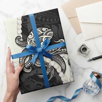 Black Polynesia Tribal Octopus Tattoo Wrapping Paper Pikake Lei Polynesian Pattern LT14 - Polynesian Pride