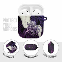 Purple Galaxy Polynesia Tribal Octopus Tattoo AirPods Case Pikake Lei Polynesian Pattern LT14 - Polynesian Pride