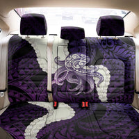 Purple Galaxy Polynesia Tribal Octopus Tattoo Back Car Seat Cover Pikake Lei Polynesian Pattern LT14 - Polynesian Pride