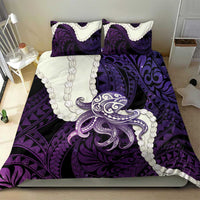 Purple Galaxy Polynesia Tribal Octopus Tattoo Bedding Set Pikake Lei Polynesian Pattern LT14 - Polynesian Pride