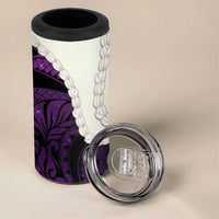 Purple Galaxy Polynesia Tribal Octopus Tattoo 4 in 1 Can Cooler Tumbler Pikake Lei Polynesian Pattern LT14 - Polynesian Pride