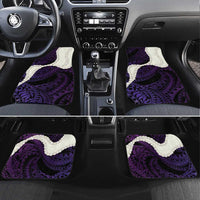 Purple Galaxy Polynesia Tribal Octopus Tattoo Car Mats Pikake Lei Polynesian Pattern LT14 Set 4pcs Purple - Polynesian Pride