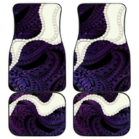 Purple Galaxy Polynesia Tribal Octopus Tattoo Car Mats Pikake Lei Polynesian Pattern LT14 - Polynesian Pride