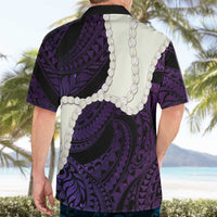 Purple Galaxy Polynesia Tribal Octopus Tattoo Hawaiian Shirt Pikake Lei Polynesian Pattern LT14 - Polynesian Pride