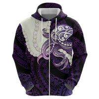 Purple Galaxy Polynesia Tribal Octopus Tattoo Hoodie Pikake Lei Polynesian Pattern LT14 - Polynesian Pride