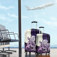 Purple Galaxy Polynesia Tribal Octopus Tattoo Luggage Cover Pikake Lei Polynesian Pattern LT14 - Polynesian Pride
