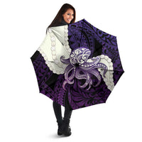 Purple Galaxy Polynesia Tribal Octopus Tattoo Umbrella Pikake Lei Polynesian Pattern LT14 - Polynesian Pride