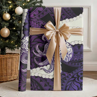 Purple Galaxy Polynesia Tribal Octopus Tattoo Wrapping Paper Pikake Lei Polynesian Pattern LT14 - Polynesian Pride