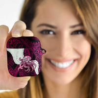 Pink Galaxy Polynesia Tribal Octopus Tattoo AirPods Case Pikake Lei Polynesian Pattern LT14 - Polynesian Pride