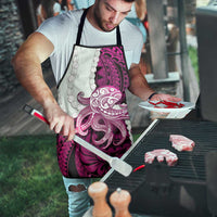 Pink Galaxy Polynesia Tribal Octopus Tattoo Apron Pikake Lei Polynesian Pattern LT14 - Polynesian Pride