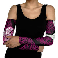 Pink Galaxy Polynesia Tribal Octopus Tattoo Arm Sleeves Pikake Lei Polynesian Pattern LT14 - Polynesian Pride