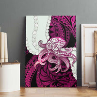 Pink Galaxy Polynesia Tribal Octopus Tattoo Canvas Wall Art Pikake Lei Polynesian Pattern LT14 - Polynesian Pride