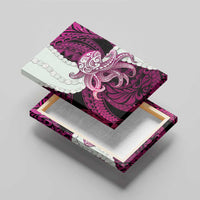 Pink Galaxy Polynesia Tribal Octopus Tattoo Canvas Wall Art Pikake Lei Polynesian Pattern LT14 - Polynesian Pride