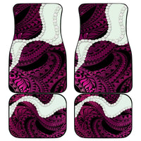 Pink Galaxy Polynesia Tribal Octopus Tattoo Car Mats Pikake Lei Polynesian Pattern LT14 - Polynesian Pride