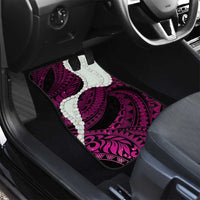 Pink Galaxy Polynesia Tribal Octopus Tattoo Car Mats Pikake Lei Polynesian Pattern LT14 - Polynesian Pride