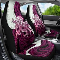 Pink Galaxy Polynesia Tribal Octopus Tattoo Car Seat Cover Pikake Lei Polynesian Pattern LT14 - Polynesian Pride