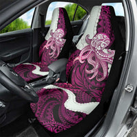 Pink Galaxy Polynesia Tribal Octopus Tattoo Car Seat Cover Pikake Lei Polynesian Pattern LT14 - Polynesian Pride