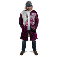 Pink Galaxy Polynesia Tribal Octopus Tattoo Cloak Pikake Lei Polynesian Pattern LT14 - Polynesian Pride