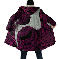 Pink Galaxy Polynesia Tribal Octopus Tattoo Cloak Pikake Lei Polynesian Pattern LT14 - Polynesian Pride