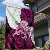 Pink Galaxy Polynesia Tribal Octopus Tattoo Garden Flag Pikake Lei Polynesian Pattern LT14 - Polynesian Pride