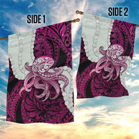Pink Galaxy Polynesia Tribal Octopus Tattoo Garden Flag Pikake Lei Polynesian Pattern LT14 - Polynesian Pride
