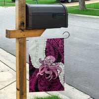 Pink Galaxy Polynesia Tribal Octopus Tattoo Garden Flag Pikake Lei Polynesian Pattern LT14 - Polynesian Pride