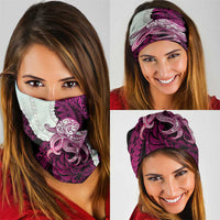 Pink Galaxy Polynesia Tribal Octopus Tattoo Neck Gaiter Pikake Lei Polynesian Pattern LT14 - Polynesian Pride