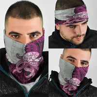 Pink Galaxy Polynesia Tribal Octopus Tattoo Neck Gaiter Pikake Lei Polynesian Pattern LT14 - Polynesian Pride