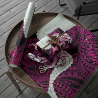 Pink Galaxy Polynesia Tribal Octopus Tattoo Wrapping Paper Pikake Lei Polynesian Pattern LT14 - Polynesian Pride