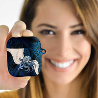 Blue Galaxy Polynesia Tribal Octopus Tattoo AirPods Case Pikake Lei Polynesian Pattern LT14 - Polynesian Pride