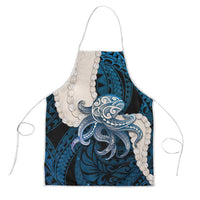 Blue Galaxy Polynesia Tribal Octopus Tattoo Apron Pikake Lei Polynesian Pattern LT14 Blue - Polynesian Pride