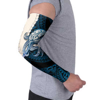 Blue Galaxy Polynesia Tribal Octopus Tattoo Arm Sleeves Pikake Lei Polynesian Pattern LT14 - Polynesian Pride