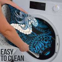 Blue Galaxy Polynesia Tribal Octopus Tattoo Bathroom Set Pikake Lei Polynesian Pattern LT14 - Polynesian Pride