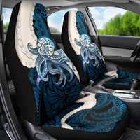 Blue Galaxy Polynesia Tribal Octopus Tattoo Car Seat Cover Pikake Lei Polynesian Pattern LT14 - Polynesian Pride