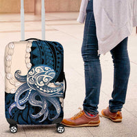 Blue Galaxy Polynesia Tribal Octopus Tattoo Luggage Cover Pikake Lei Polynesian Pattern LT14 Blue - Polynesian Pride
