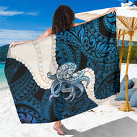 Blue Galaxy Polynesia Tribal Octopus Tattoo Sarong Pikake Lei Polynesian Pattern