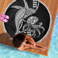 Kanaloa Aloha Hawaii Beach Blanket Humpback Whale Octopus Tattoo Kakau Pattern
