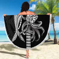 Kanaloa Aloha Hawaii Beach Blanket Humpback Whale Octopus Tattoo Kakau Pattern
