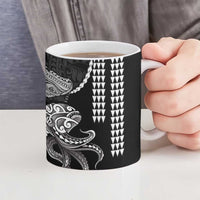 Kanaloa Aloha Hawaii Ceramic Mug Humpback Whale Octopus Tattoo Kakau Pattern LT14 - Polynesian Pride